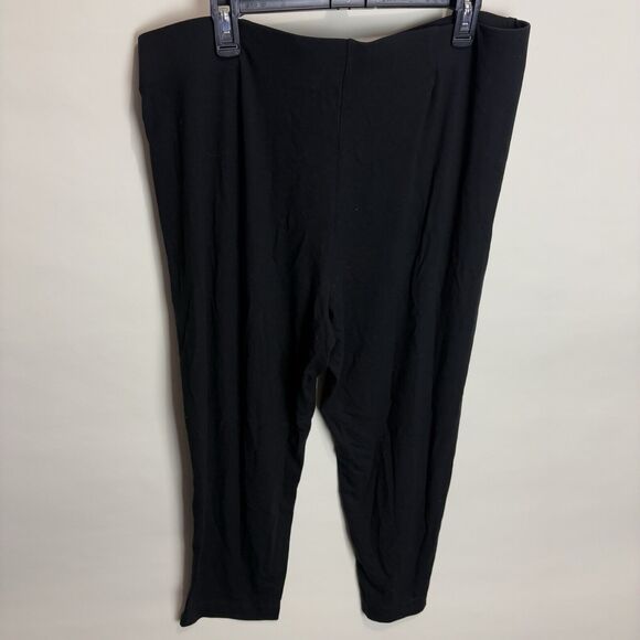 J Jill Women Pants XL Black Wearever Collection Forward Seam Slim Ankle Pull On - Picture 6 of 6